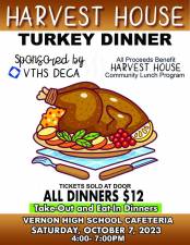 Turkey dinner today benefits Harvest House