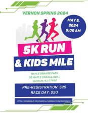 Vernon’s Spring 5K and Kids Mile is Sunday