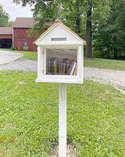 Ogdensburg is talking about establishing a Little Free Library like this one, recently dedicated by the Daughters of the American Revolution, Chinkchewunska Chapter, in front of the Van Bunschooten Museum on Route 23 N in Wantage. (Photo provided by the Chinkchewunska Chapter)