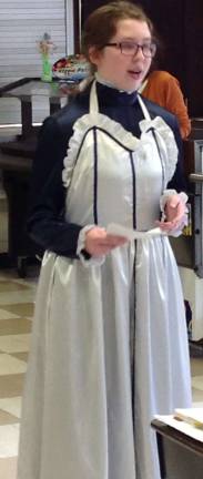 Kayla diee is shown as Abigail Adams.