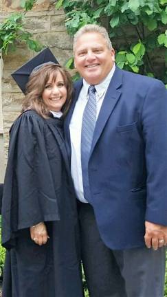 Barbara and Jim Fasano attend Princeton University's Commencement, where she received her distinguished teacher award.