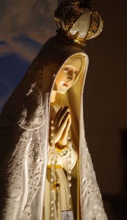 Pilgrimage of Fatima Statue leads to Highland Lakes The International Pilgrim Virgin Statue, which was at Our Lady of Fatima Church in Highland Lakes on May 13 and 14, toured the world many times since its creation in 1947.