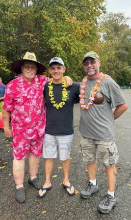 From left are Keith Whitehead, Kyle Whitehead and Buck Reper.