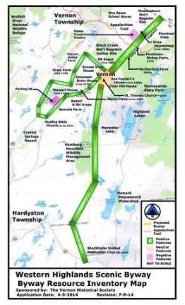 Area of Route 515 designated a scenic byway Area of Route 515 designated a scenic byway