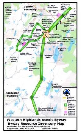 Area of Route 515 designated a scenic byway