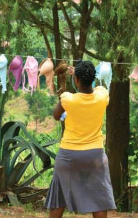 An unusual weapon in the war against modern-day slavery, donated bras help sex trafficking survivors make a living in the clothing markets of third world countries. The Vernon Township Woman&#xfe;&#xc4;&#xf4;s Club is collecting new and gently used bras to assist these women in their path to true freedom.