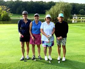 Eighty area women took part in the annual United Way Honey Open Golf Outing which raised nearly $24,000. The women’s-only golf event helps United Way continue its work of putting ALICE — local individuals and families living paycheck to paycheck — on a path to financial stability. Pictured from left: Jessie Carrollo of Hopatcong, Tiffany Heineman of Byram Township, Pat Seger of Vernon and Lisa Fairclough of Hampton. Photo credit: United Way of Northern New Jersey