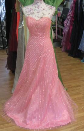 Dresses are at the studio on Thursday May 24 from 3 to 5 p.m. and will then travel to Wallkill Valley Regional High School for availability to girls for upcoming proms.