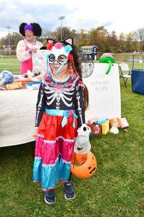 Vernon holds trick or trail event <b>Emy Morgado is shown.</b>