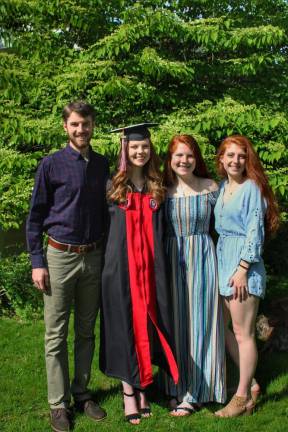 Photo left to right: Connor, Maureen, Tara, and Erin Doublas