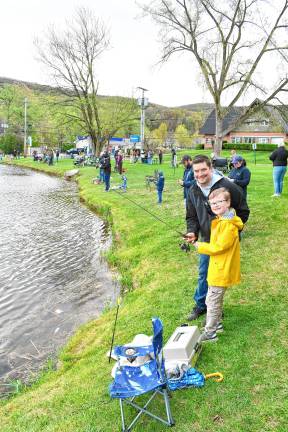 Photos: Fishing Derby in Vernon <b>Wyatt and Chris Fors of Vernon.</b>