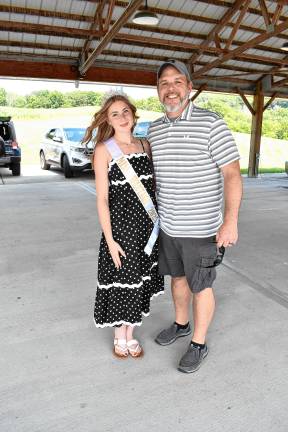 Photos: Wantage Day <b>Miss Wantage Gianna Kimkowski with township Committeeman Justin Dudzinski.</b>