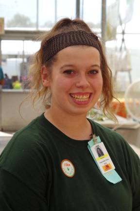 Sierra Slate, 18, of Vernon: &#x201c;I like entering my vegetables.&#x201d;
