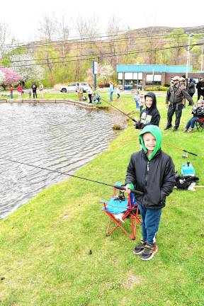 Photos: Fishing Derby in Vernon <b>Hunter and Andrew Romanish, both of Vernon, at the Fishing Derby on Sunday, April 27. </b>