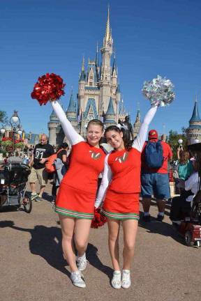 Sussex Tech cheerleaders perform at Disney World