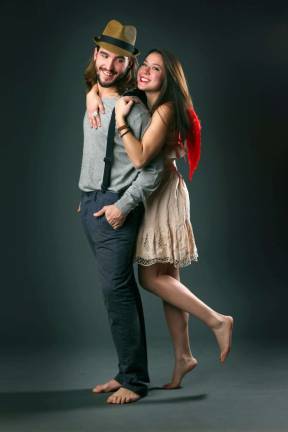 Love is in the air Jerrica and Chris of Glenwood, N.J. "Christopher was 'Caught By Cupid.' Photo by Phil Cantor."