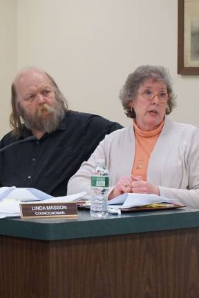 High Point, Sussex discuss budget Photos by Vera Olinski Councilwoman Linda Masson asks ripley to make deeper cuts in the 2016 High Point budget.