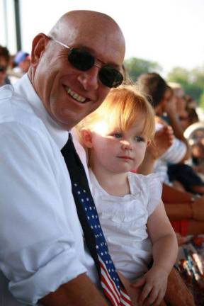 Photo, Shortway for Mayor Facebook page Harry Shortway with his granddaughter.