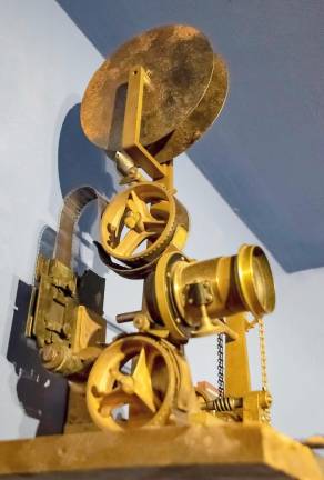 Van Kirk Homestead Museum to reopen by appointment Projector at the Sparta Historical Society (Photo provided)