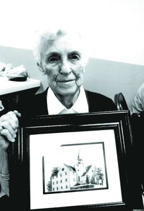 Sussex Presbyterian Church celebrates 175 years Photo by Viktoria-Leigh Wagner Madelyn Coykendall, 94, of Sussex has been a membere of the First Presbyterian Church of Sussex for 75 years.