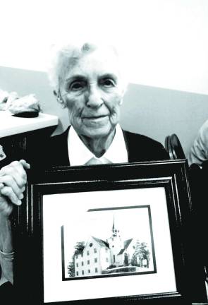 Photo by Viktoria-Leigh Wagner Madelyn Coykendall, 94, of Sussex has been a membere of the First Presbyterian Church of Sussex for 75 years.