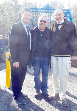 From left: PA Rep. Mike Peifer, Frank Segarra, and Bill Kiger