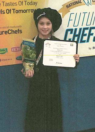 Rolling Hills third grader wins Chef's Challenge