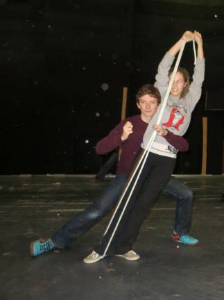 Wallkill Valley students to perform 'Crazy For You' Dylan Koch(Zangler) and Erin Brody(Patsy) during a dance number