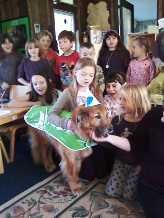 Seamus was the center of attention in her day. Photo by Debbie Smorto