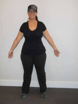Locals shed the pounds during Summer Weight Loss Challenge First Place - Megan Minutolo (before).