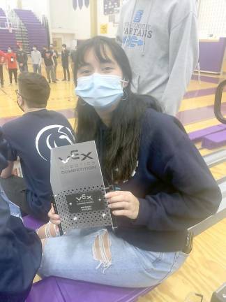 Sparta Robotics’ ‘Ring Leader’ team ranks 5th, heads to the States Sarah Bargfrede, Design Award (Photo provided)
