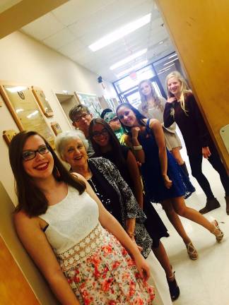 Vernon Senior Center welcomes fashion show Participants in the fashion show line up.