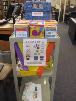Raffle stations for books read this summer for ages 0 to adult will be chosen in August at the Dorothy Henry Library.