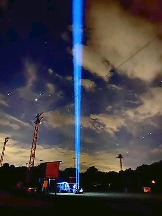 “9/11 Memorial Lights at the Pond” (Franklin Borough Recreation Committee Facebook page)