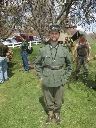 Michael Wilder of West Milford as a German Gebirgsjager (alpine or mountain soldier).
