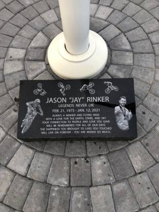 Memorial dedicated at pump track