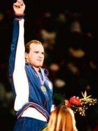 Banach brothers of wrestling fame to deliver inspirational speeches Lou Banach at the 1984 Olympics (Photo provided)