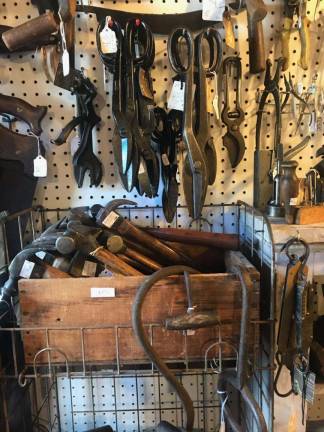Owner celebrates 5 years back at Lafayette Mill Some of Mariconda's 18th and 19th century tools