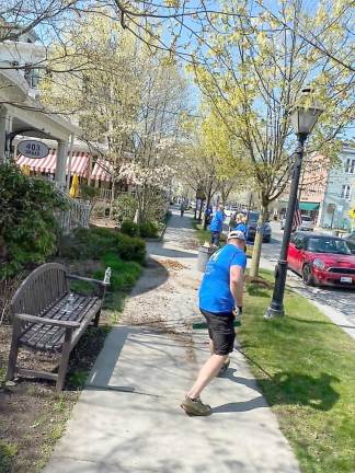 Cleanup on Broad Street (Photo provided)