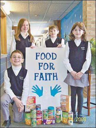 Food drive at church Food drive at church