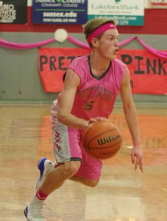 High Point boys win pretty in pink showcase Wallkill Valley's Shawn Falk scored ten points.