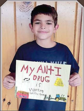 My anti-drug is working on the farm, Melo Acevedo, Hardyston Middle School
