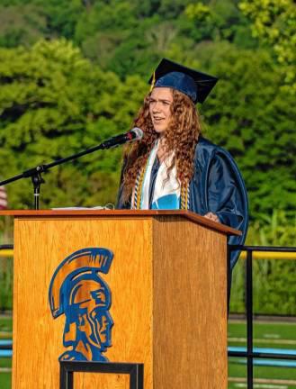 Wisdom of the young Ashley Crane, valedictorian of Sparta High School.