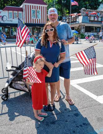 Sparta. Fourth of July events Kim, Chris and Dakota Keelin.