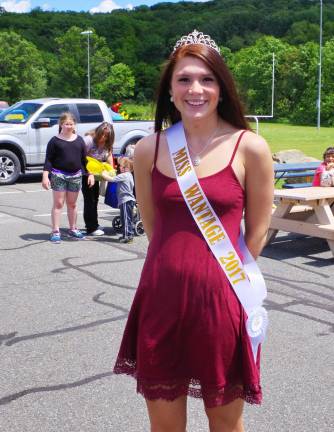 Town celebrates Wantage Day Miss Wantage 2017 Lexus Decker poses for a portrait.