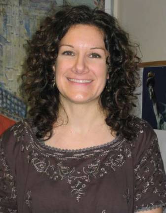 High Point teachers honored Kory Loyola, winner of the the N.J. history Teacher of the Year Award.