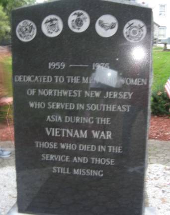 PHOTOS BY JANET REDYKE The Vietnam memorial in Lafayette honors those who made the ultimate sacrifice and those still missing.