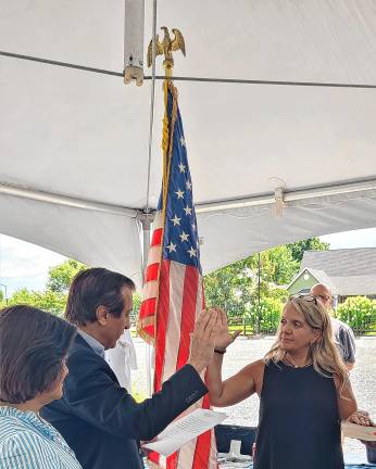 Wantage woman represents farmers <b>Holly Sytsema is sworn in to her second term on the state Board of Agriculture in July.</b>