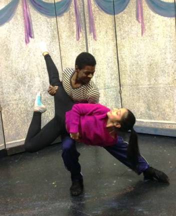 Growing Stage adaptation of the Nutcracker adds magic to the holiday season Photo, The Growing Stage Steve Etienne (The Nutcracker) and Gaby Medina (Clara).