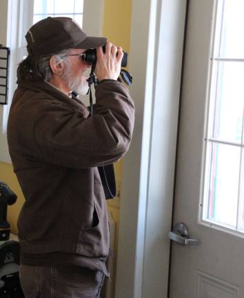 Wallkill Valley refuge holds bird count U.S. Official Wildlife Service member Ken Witkowski identifying local birds.
